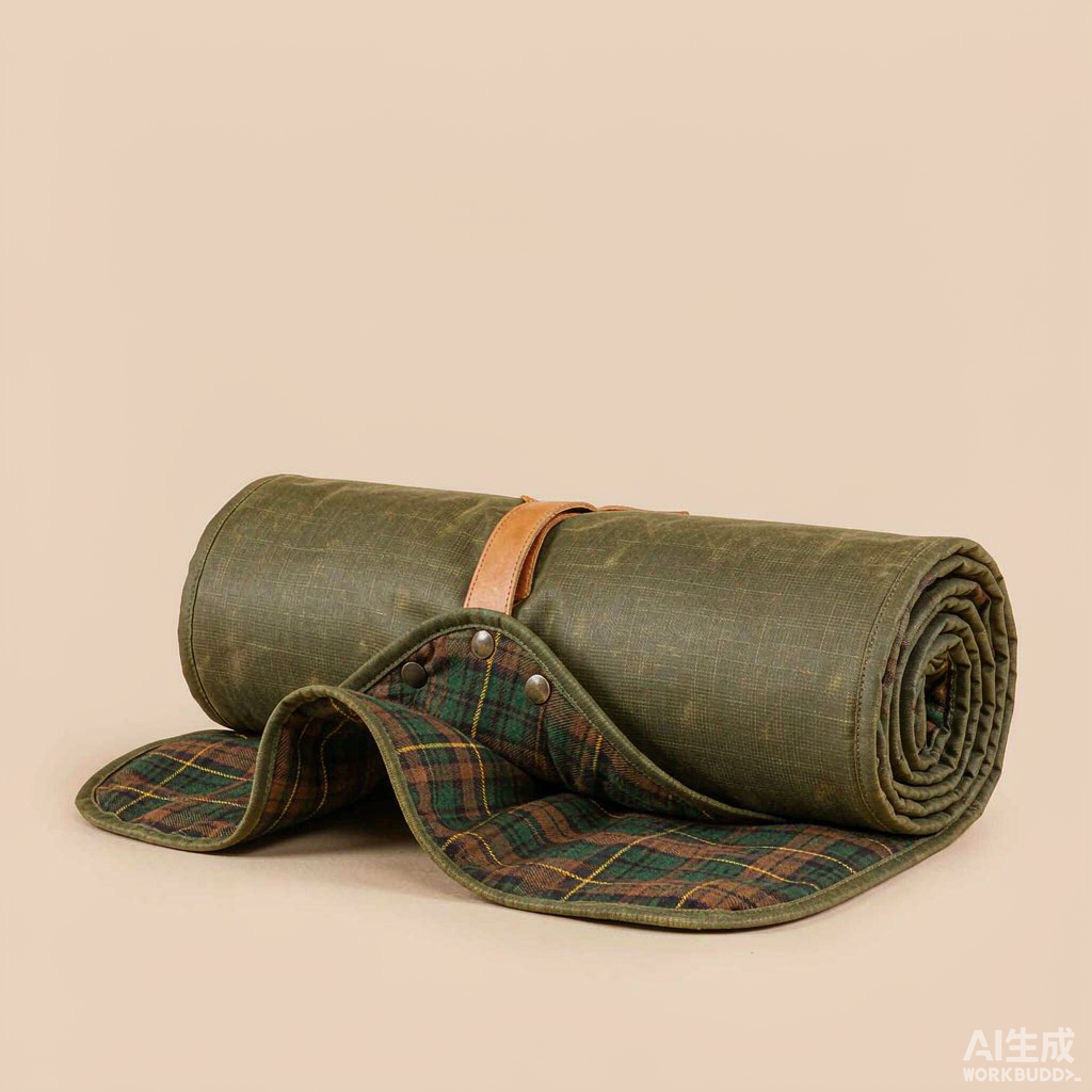 Waxed Canvas Picnic Blanket